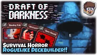 SURVIVAL HORROR ROGUELIKE DECKBUILDER, AND IT'S GOOD!? | Let's Try: Draft of Darkness | PC Gameplay