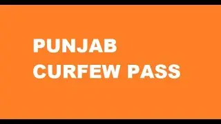 epasscovid19.pais.net.in epass - Punjab Curfew Pass for Covid-19 lockdown