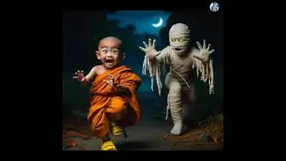 Little monk so cute  full video 🌿🌿🌾🌾🍁#viralvideo #cutemonk #funnyvideos #cutelittlemonk #funnyclips