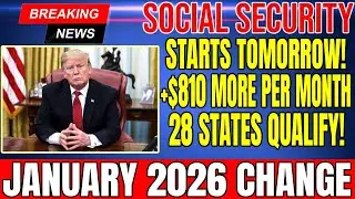 Social Security Starts Tomorrow: 2026 Rules Unlock $810 More Per Month in 28 States | Dave Ramsey