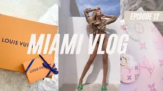 WEEKLY VLOG Miami | EP12: NEW LOUIS VUITTON BAG & ROOFTOP PHOTOSHOOT FOR TOSH SWIMWEAR