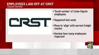 CRST lays off multiple employees due to &lsquo;industry slowdown&rsquo;