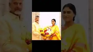 ys sharmila met Chandrababu Naidu at him house #yssharmila #chandrababu #Redmedia175