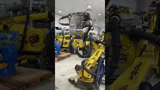 Fanuc R-2000iB/165F Robot with Fanuc R-30iA Controller and 7th Axis Servo Driven ARO Weld Gun.