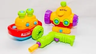 Собираем  Пароход Конструктор Build and Play (Keenway). Развивающие игрушки и игры для детей