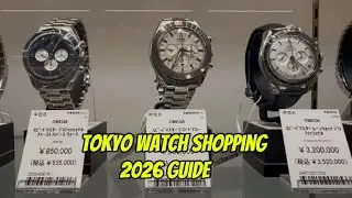 Visiting two stores in Tokyo: 2026 watch shopping guide (Rolex, Omega, Tudor & More!)