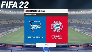 FIFA 22 - Hertha Berlin vs Bayern Munich - Bundesliga | PS4