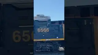 CSX new GP40-3&rsquo;s + CSX Chessie HU! #csx #heritageunits #railfanning #railroad #shorts