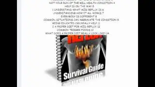 Acid Reflux Survival Guide PLR Ebook For 3$ only