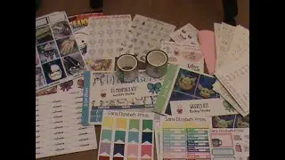 January 2020 Sticker Haul Ft Cactus Paper Co., Sara Elizabeth Prints, and More