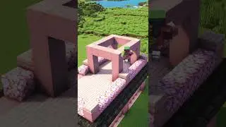 Minecraft Cherry House🌸 #shorts