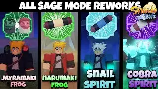 Jayramaki, Narumaki Frog Spirit, Snail Spirit, and Cobra Spirit Awaken Shindo Life Showcase