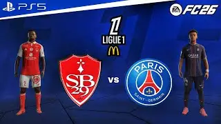 FC 26 - Brest vs PSG | Ligue 1 25/26 full match | PS5&trade;[4k60]