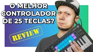 CONTROLADOR MIDI SURPREENDENTE LAUNCHKEY MINI mk3  - Novation LaunchKey Mini USB Live Looping
