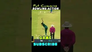 Pat Cummins Bowling Action Comparison Real Vs Game | Part -13 REAL VS GAME |