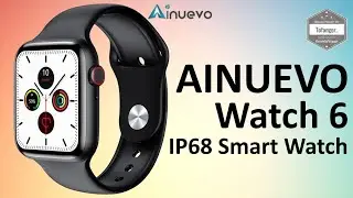 AINUEVO Watch 6 - IP68 Smart Watch - Connected watch - App M ACTIVE - Android and IOS - Unboxing