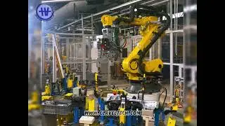 The Working process of an auto tip dresser #automotiveindustry #robotic #combidresser #spotweld
