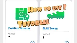 How to use Position Booster & Skill Token | Pes mobile 2020