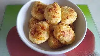 PÃO DE QUEIJO FEITO COM TAPIOCA NA AIRFRYER