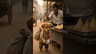 #short 😭 Gareeb Puppy ne Family ke liye kya kiya&hellip; Aakhir mein Rula Dega! #puppy #ytshorts