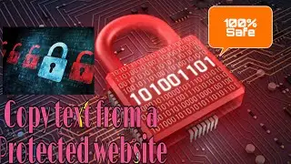 How to copy text from a Protected Website in two ways | | 100%Safe✌️