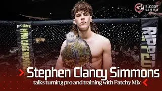 Undefeated amateur Stephen Clancy Simmons talks turning pro and training with Patchy Mix
