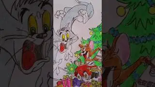 💞Tom & Jerry drawing🔥||🥳chase in colors🎨||tom and jerry art #shorts #trendingshorts #youtubeshorts