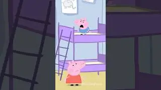George Breaks the Bunk Bed&hellip; and the Wall?! 🤕😂 #funny #peppapig #meme #familyguy  #comedy #memes