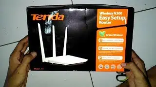 TENDA F3  Wireless N Router 300Mbps Tiga Antena