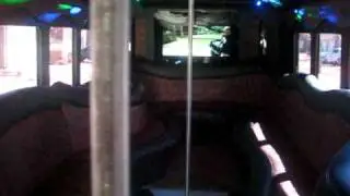 32 Passenger Limo Bus for Proms, Weddings and Quincenearas.