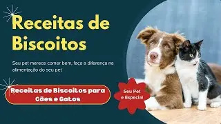 Biscoitos Naturais Para C&atilde;es e Gatos | Aprenda Como Fazer