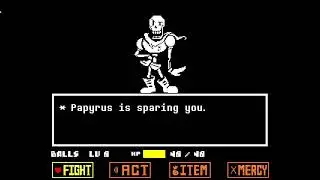 playing undertale cuz i lost my save file