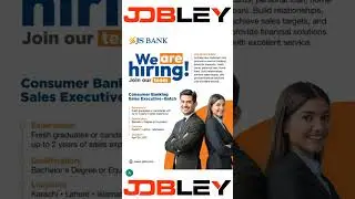 JS banks jobs in Karachi, Lahore & Islamabad 2025 #karachijobs #bankingjobs #jobsinpakistan #jsbank