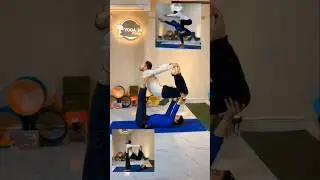If you want to lift yourself up, lift up someone else.🌿💫🤸💯🙏 #acroyogapose #acrobalance #acroyogaflow