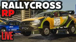 RCRP Round 1! Rallycross RP In BeamNG Multiplayer! - Live!