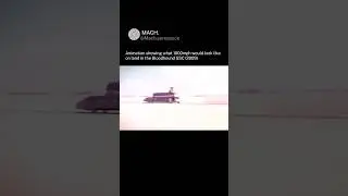 Bloodhound SSC (2009) theoretical supersonic run to 1000mph #aviation #fastest #jet  #bloodhound