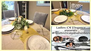 🦃Rustic Glam Tablescape/#ladiesofelegance #sophisticatedsaturdays