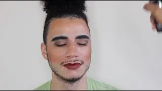 GIRLFRIEND DOES BOYFRIENDS MAKEUP! | DANDAVLOGS