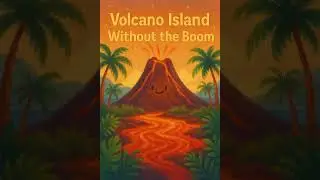 Volcano Island Without the Boom Hawaii (focus on land building) - Educational Bedtime Story