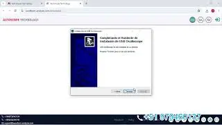 INSTALACION DEL SOFTWARE DEL OSCILOSCOPIO USB AUTOSCOPE