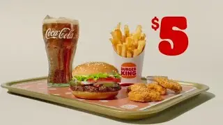 King on a budget - 5$ your way meal (lyrics)