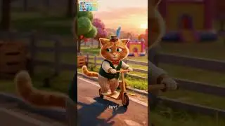Smart Leo Saves the Hen 🐱💨 🐔️| Cartoon Hero Story #cat #funny #catworld #catperson #catman #catmen
