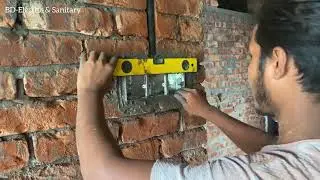 metal electrical box installation | Group Cutting | Electric Pipe Fitting in House 2024
