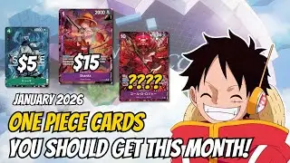 Лучшие коллекционные карточки по One Piece в этом месяце! | Январь 2026