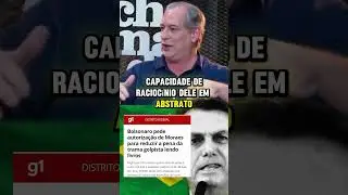 🚨 CIRO GOMES ATACA BOLSONARO E NOT&Iacute;CIA SOBRE LEITURA NA PRIS&Atilde;O EXP&Otilde;E CONTRADI&Ccedil;&Atilde;O.