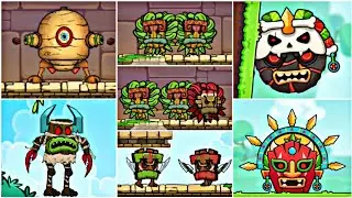 Blue Ball 11 Vs Ball Hero : Into the Jungle -  Fight All Bosses