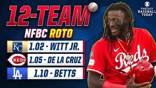 NFBC Rotowire Online Championship! LIVE 12-team Roto Draft I Fantasy Baseball Advice