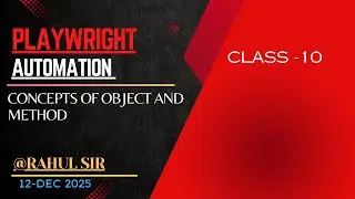 Concept of Object and Method @ Rahul Sir 12-Nov 2025