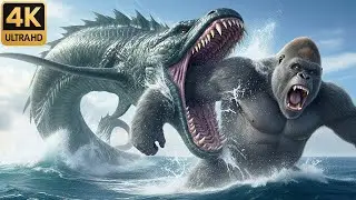 TITANS UNITE! King Kong & Hulk vs The Leviathan! (Epic Ocean Showdown)