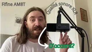 @__sidekick a test&eacute; la qualit&eacute; sonore XLR du microphone dynamique USB/XLR Fifine AM8T.